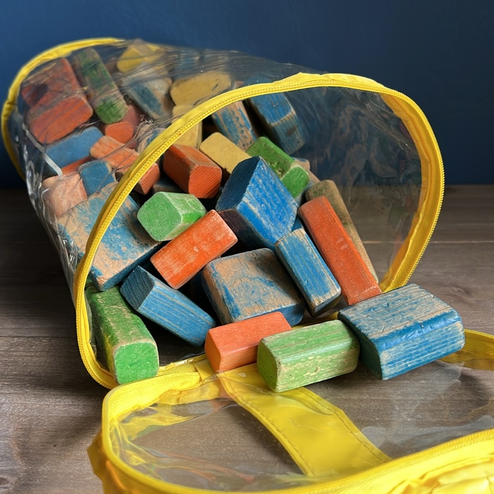 VTG | Old Wooden Building Blocks